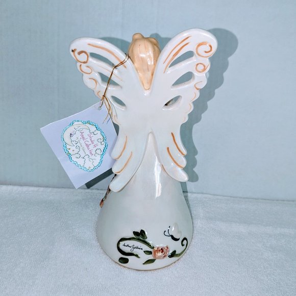 WESTLAND Giftware "Forever Rose" Large Tea Light Porcelain Figurine NWT - Picture 2 of 4